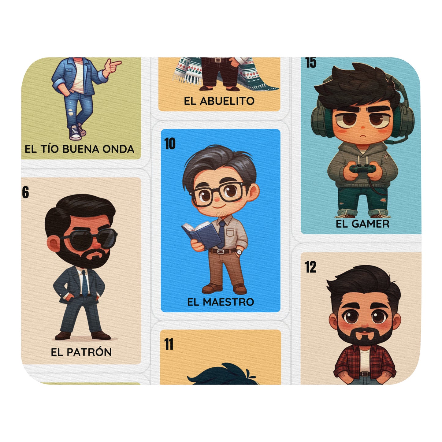 Loteria Cards - Mouse pad - His