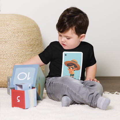 El Travieso Loteria Card - Toddler Short Sleeve Tee