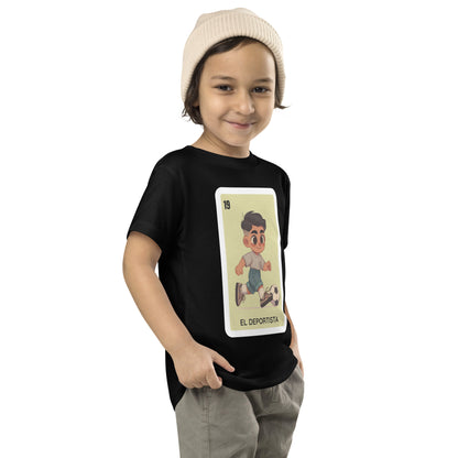 El Deportista Loteria Card - Toddler Short Sleeve Tee