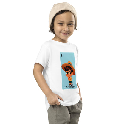 El Travieso Loteria Card - Toddler Short Sleeve Tee