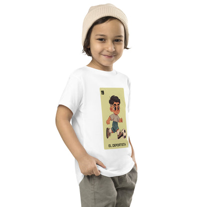 El Deportista Loteria Card - Toddler Short Sleeve Tee