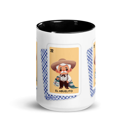 El Abuelito Loteria Card - Mug with Color Inside