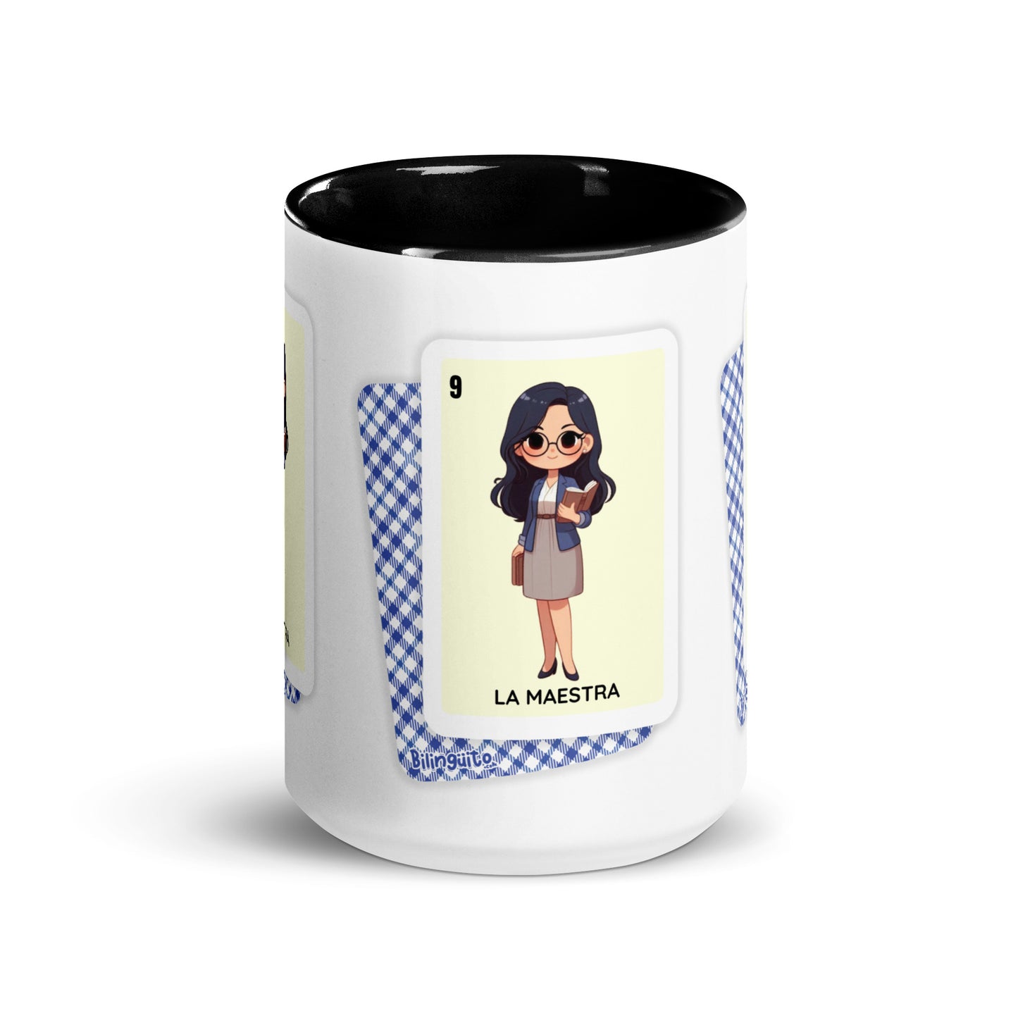 La Maestra Loteria Card - Mug with Color Inside