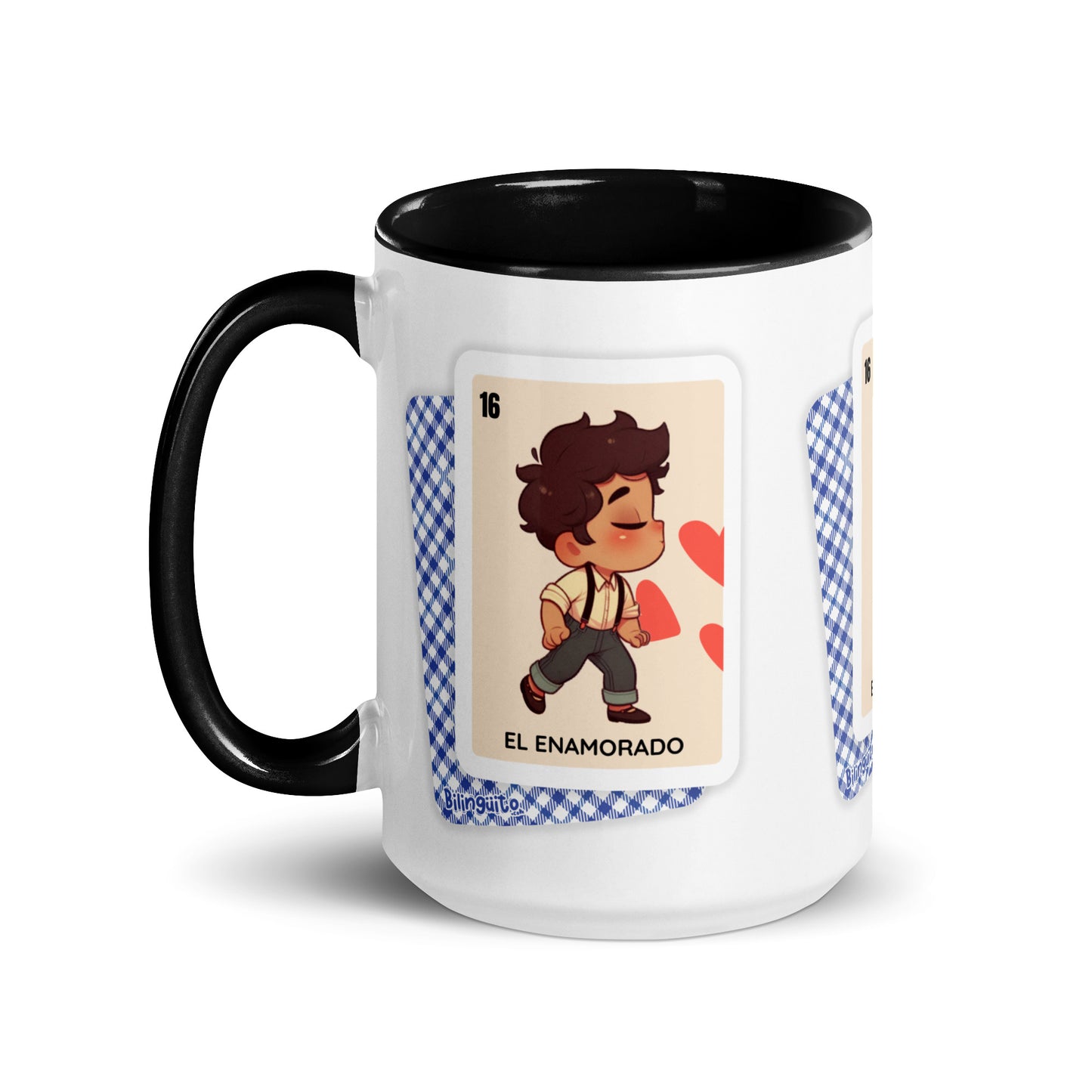 El Enamorado Loteria Card - Mug with Color Inside