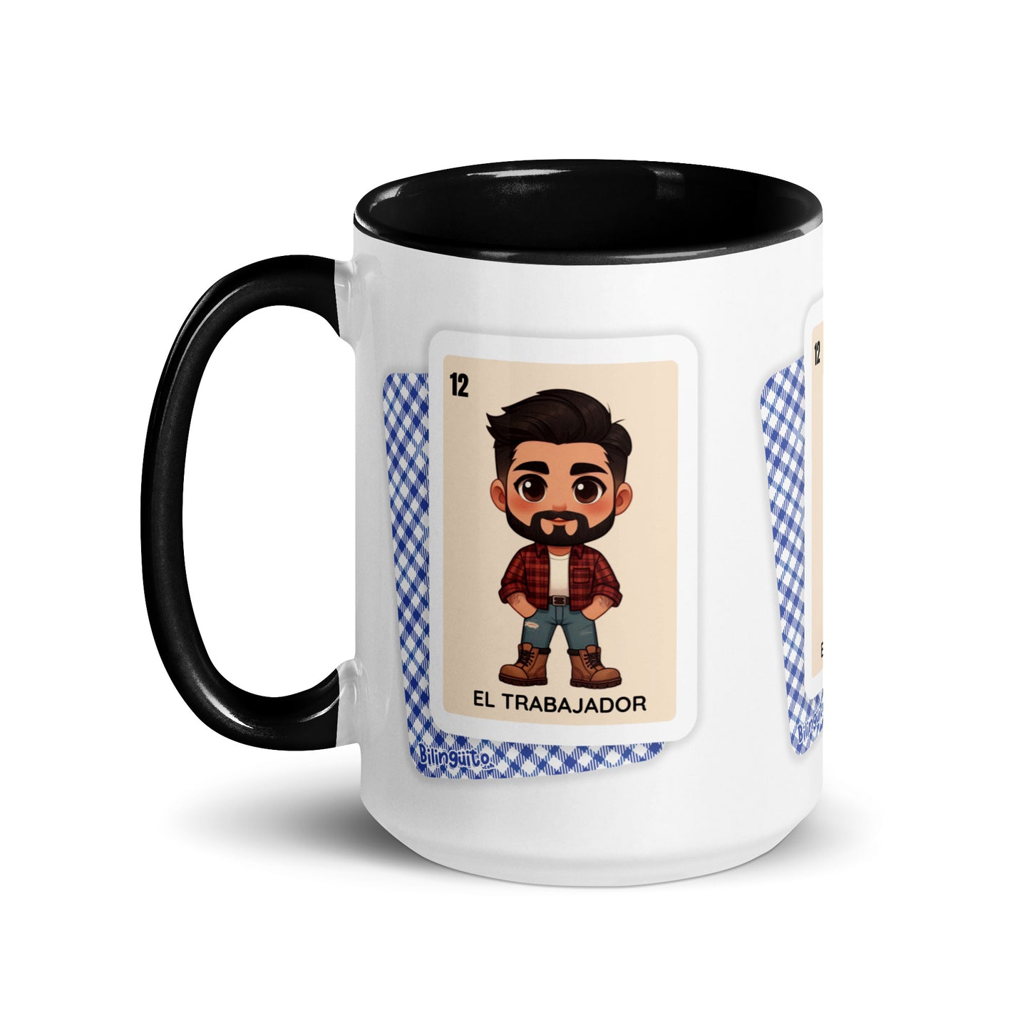 El Trabajador Loteria Card - Mug with Color Inside