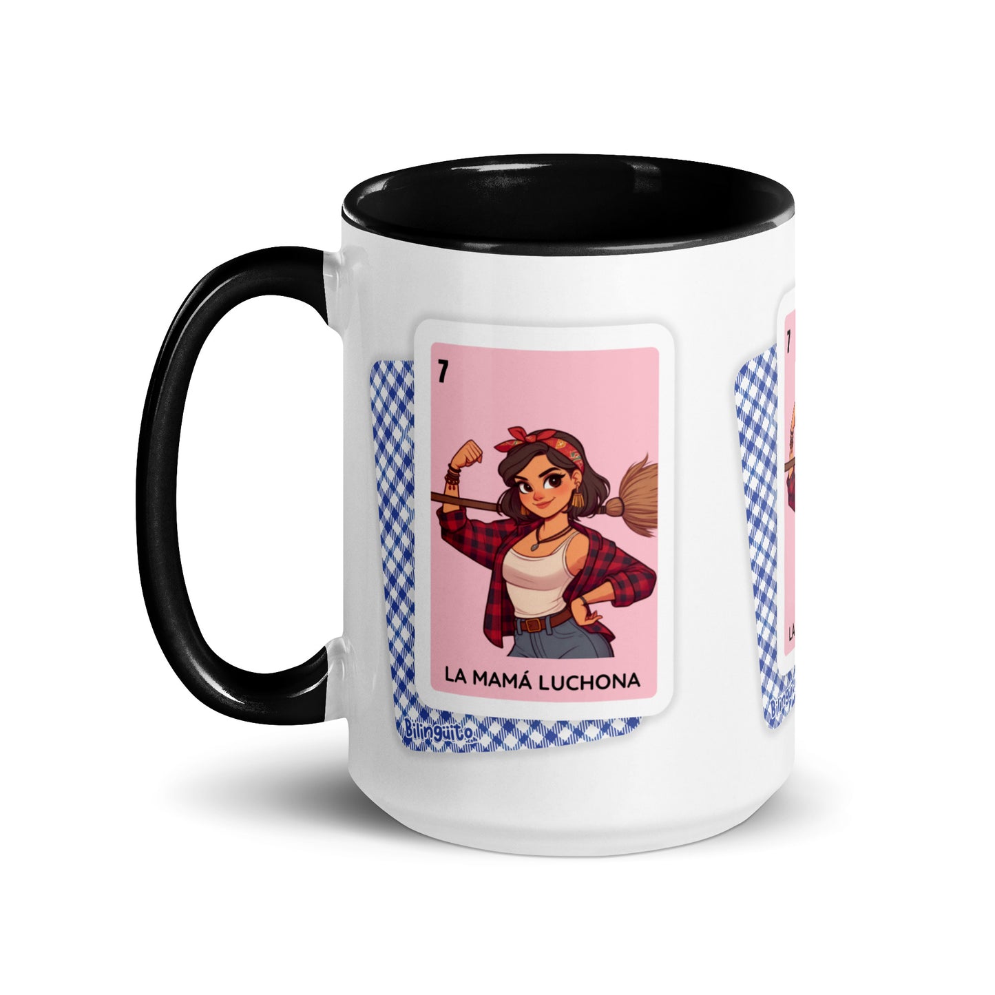 La Mamá Luchona Loteria Card - Mug with Color Inside