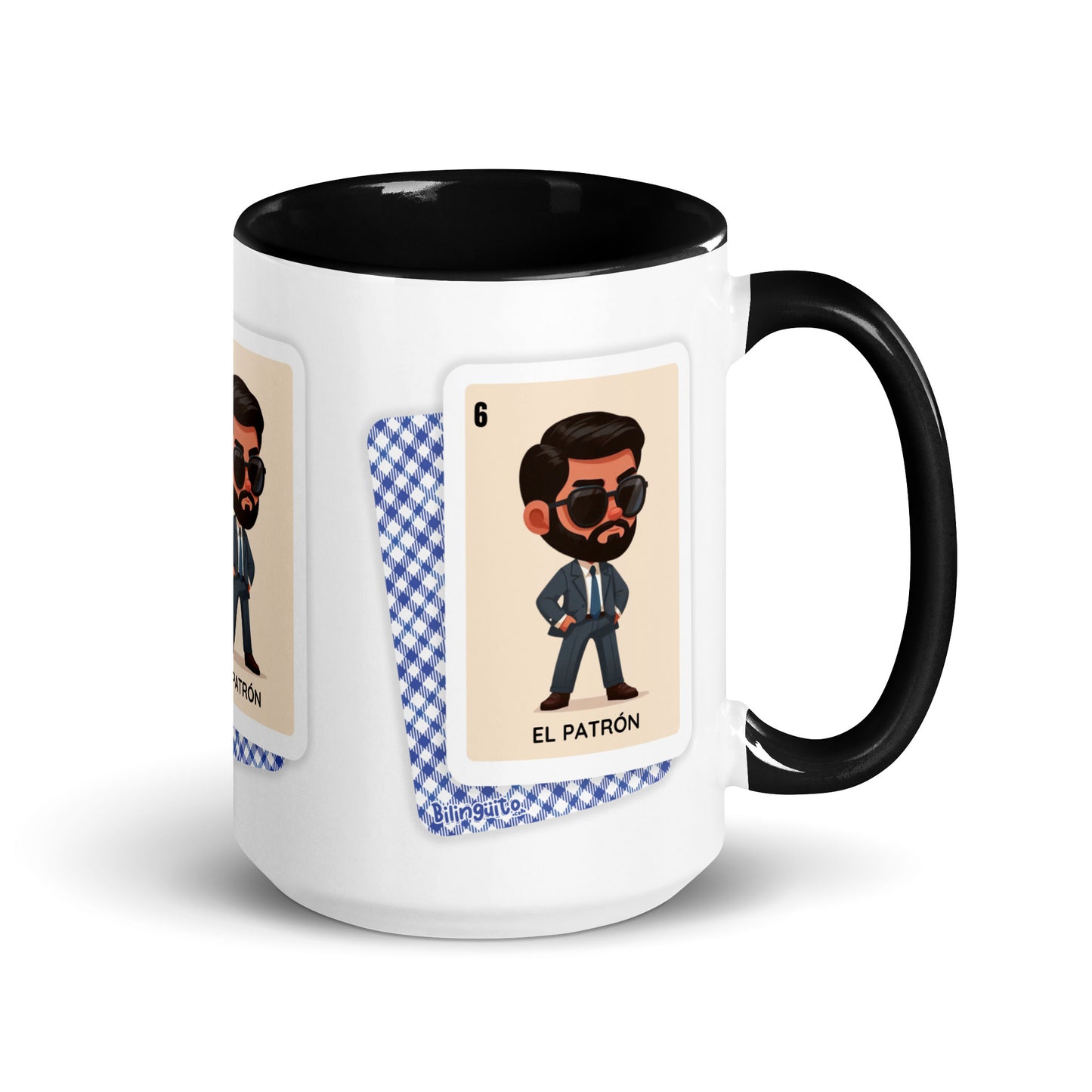 El Patrón Loteria Card - Mug with Color Inside