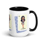 La Maestra Loteria Card - Mug with Color Inside