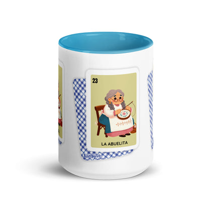 La Abuelita Loteria Card - Mug with Color Inside