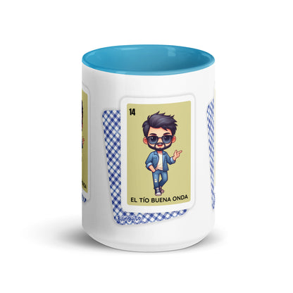 El Tío Buena Onda Loteria CardMug with Color Inside