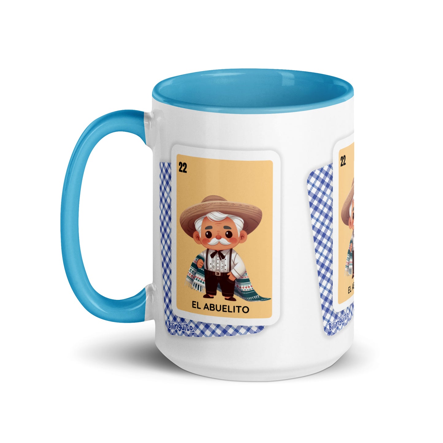 El Abuelito Loteria Card - Mug with Color Inside