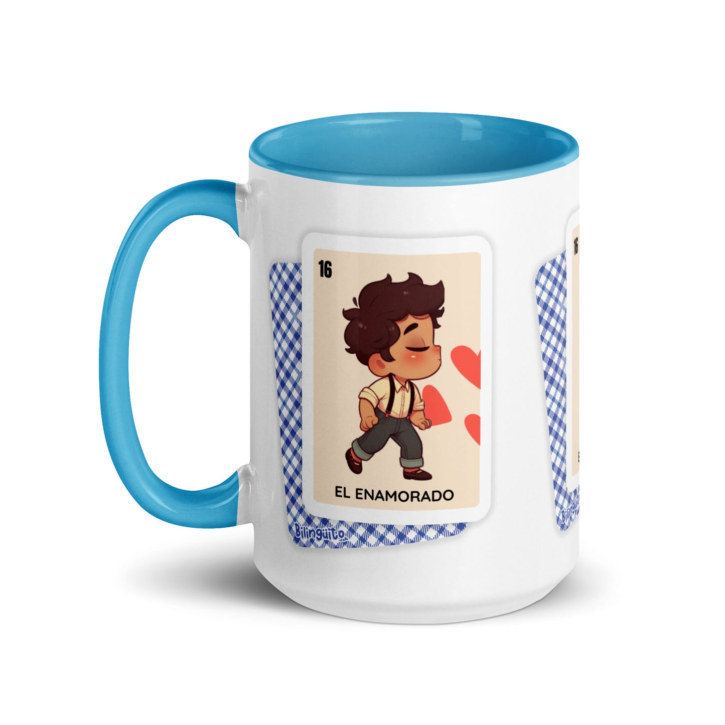 El Enamorado Loteria Card - Mug with Color Inside