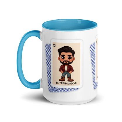 El Trabajador Loteria Card - Mug with Color Inside