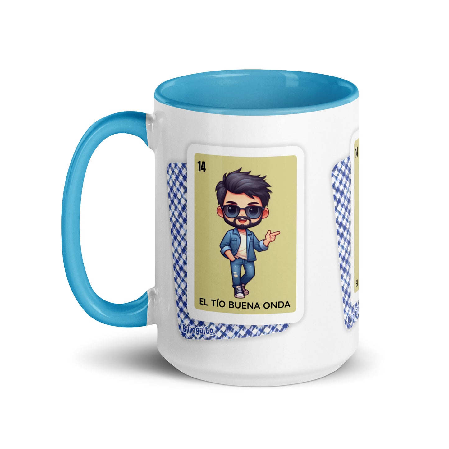 El Tío Buena Onda Loteria CardMug with Color Inside