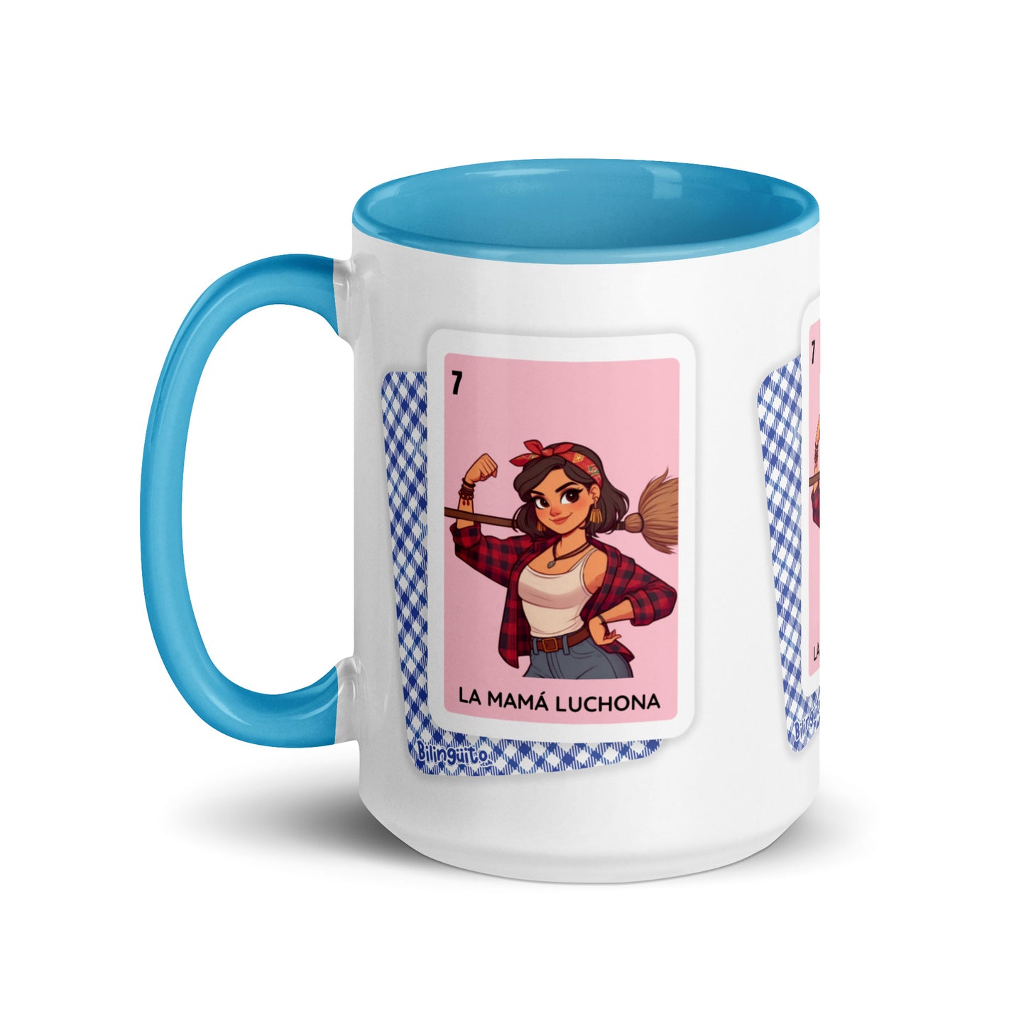 La Mamá Luchona Loteria Card - Mug with Color Inside