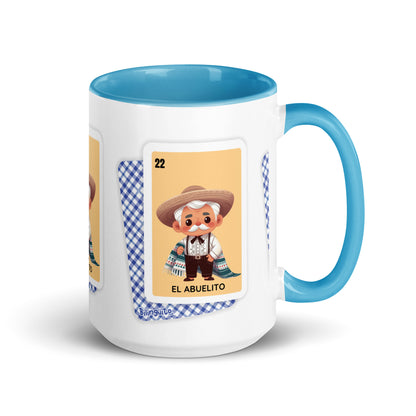 El Abuelito Loteria Card - Mug with Color Inside