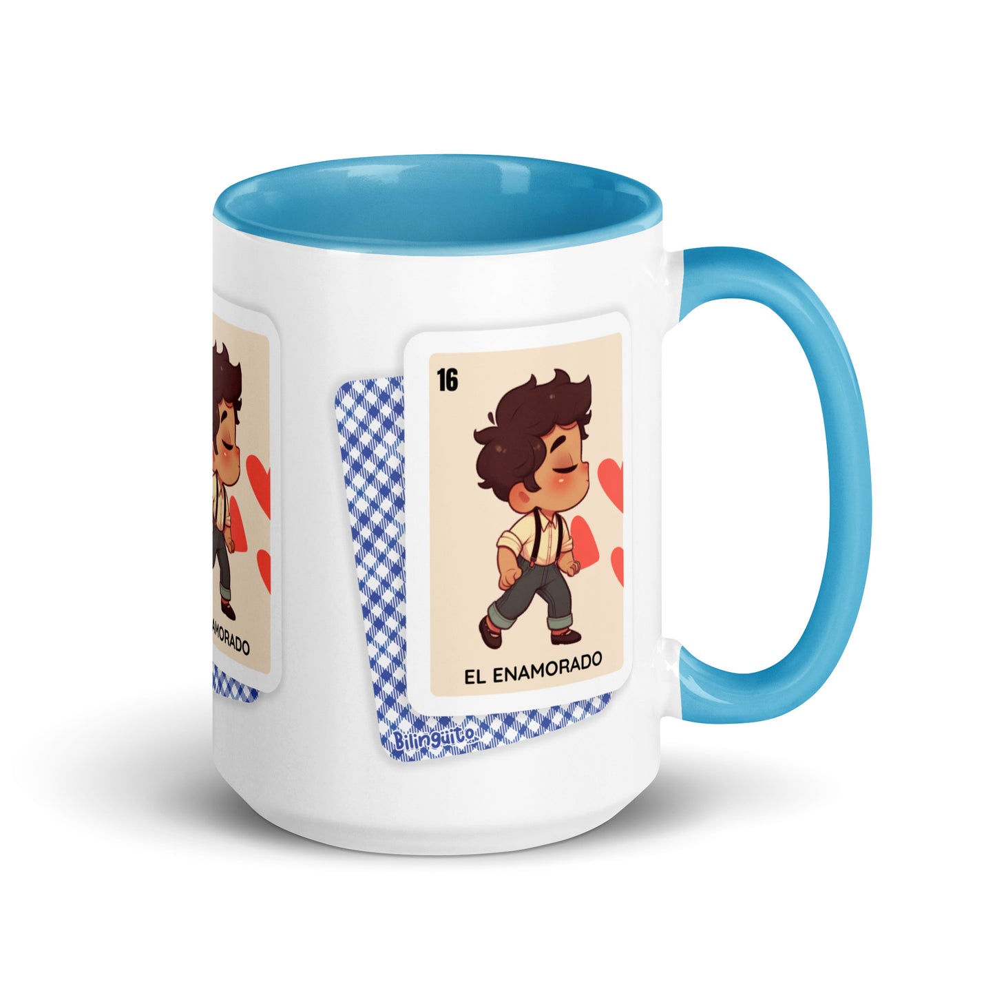 El Enamorado Loteria Card - Mug with Color Inside