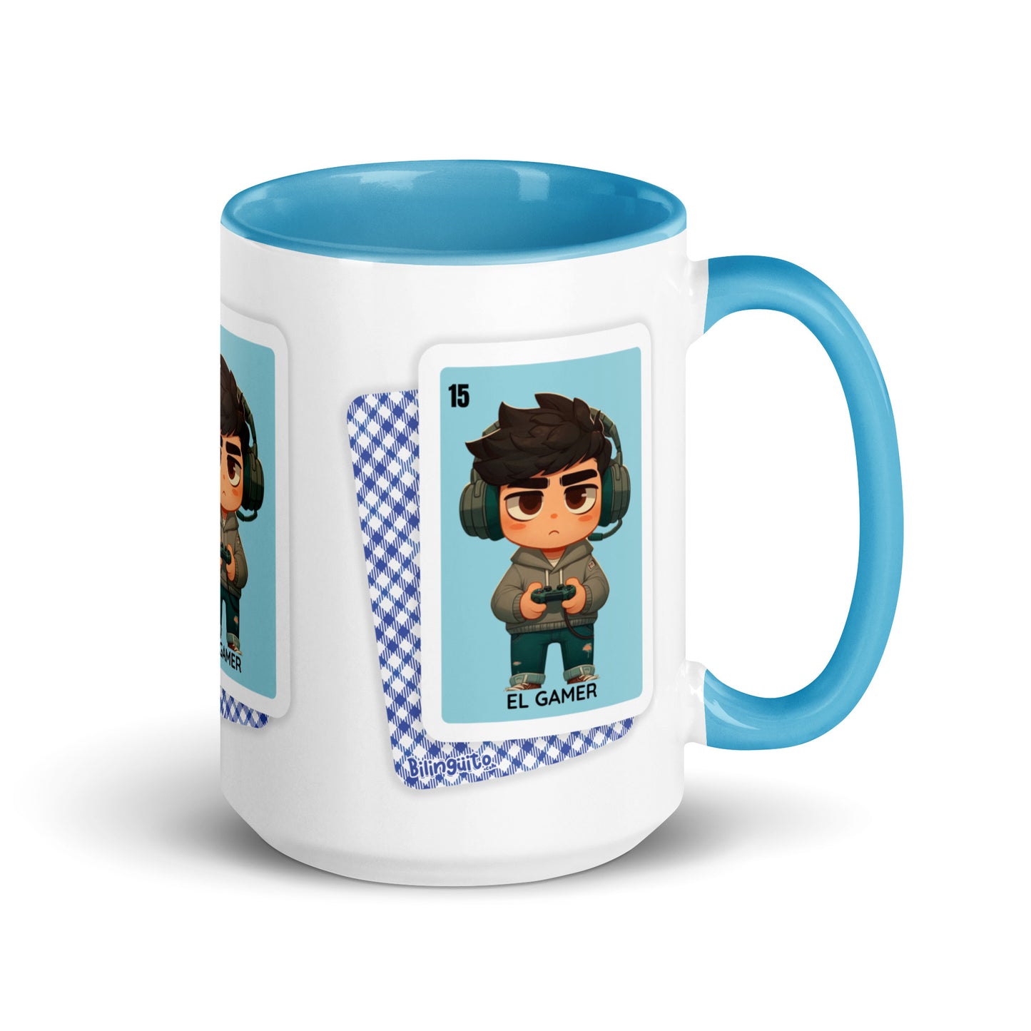 El Gamer Loteria Card - Mug with Color Inside