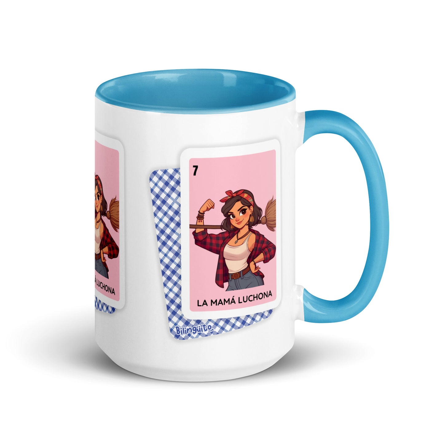 La Mamá Luchona Loteria Card - Mug with Color Inside