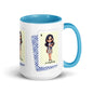 La Maestra Loteria Card - Mug with Color Inside