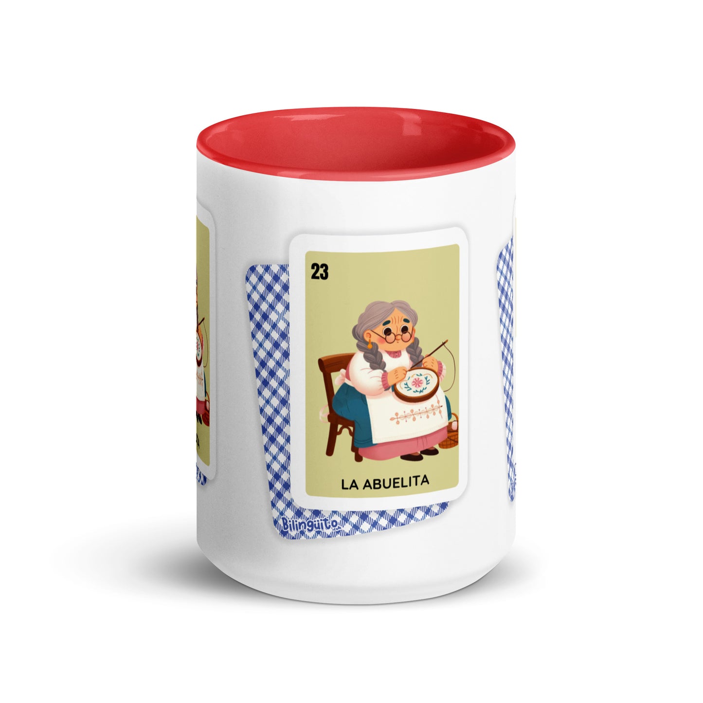 La Abuelita Loteria Card - Mug with Color Inside