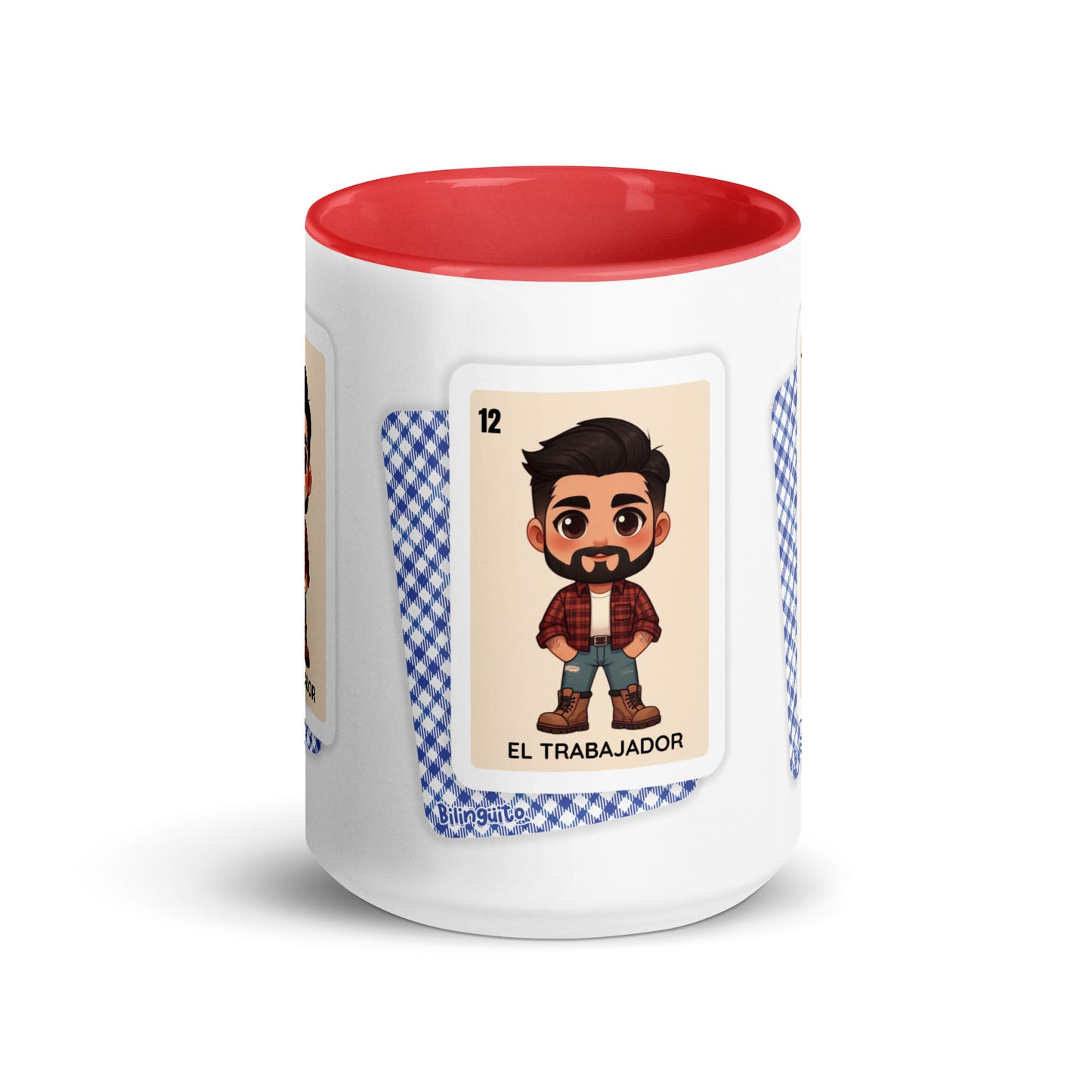 El Trabajador Loteria Card - Mug with Color Inside