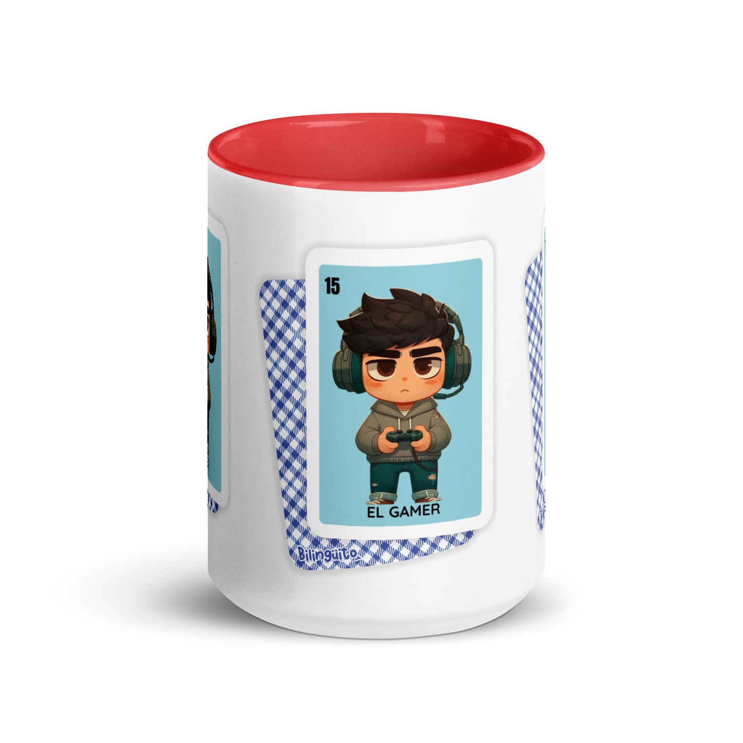 El Gamer Loteria Card - Mug with Color Inside