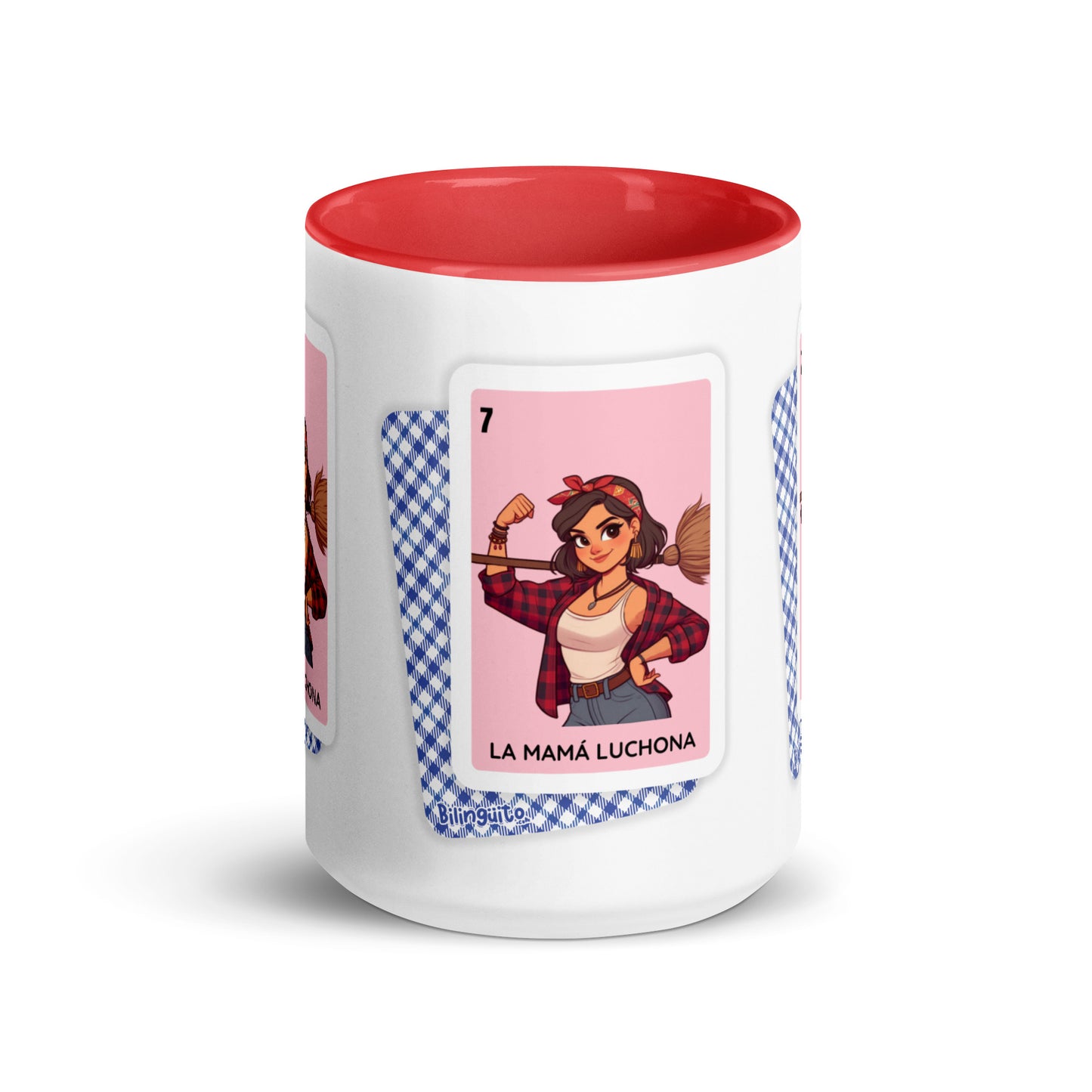 La Mamá Luchona Loteria Card - Mug with Color Inside