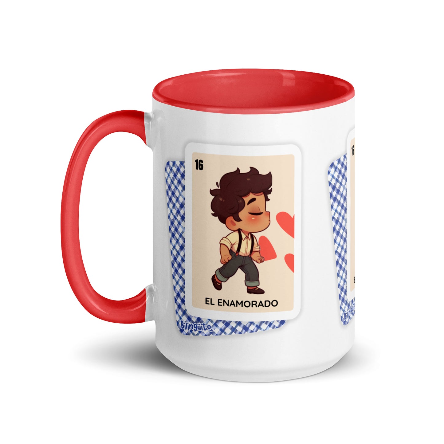 El Enamorado Loteria Card - Mug with Color Inside