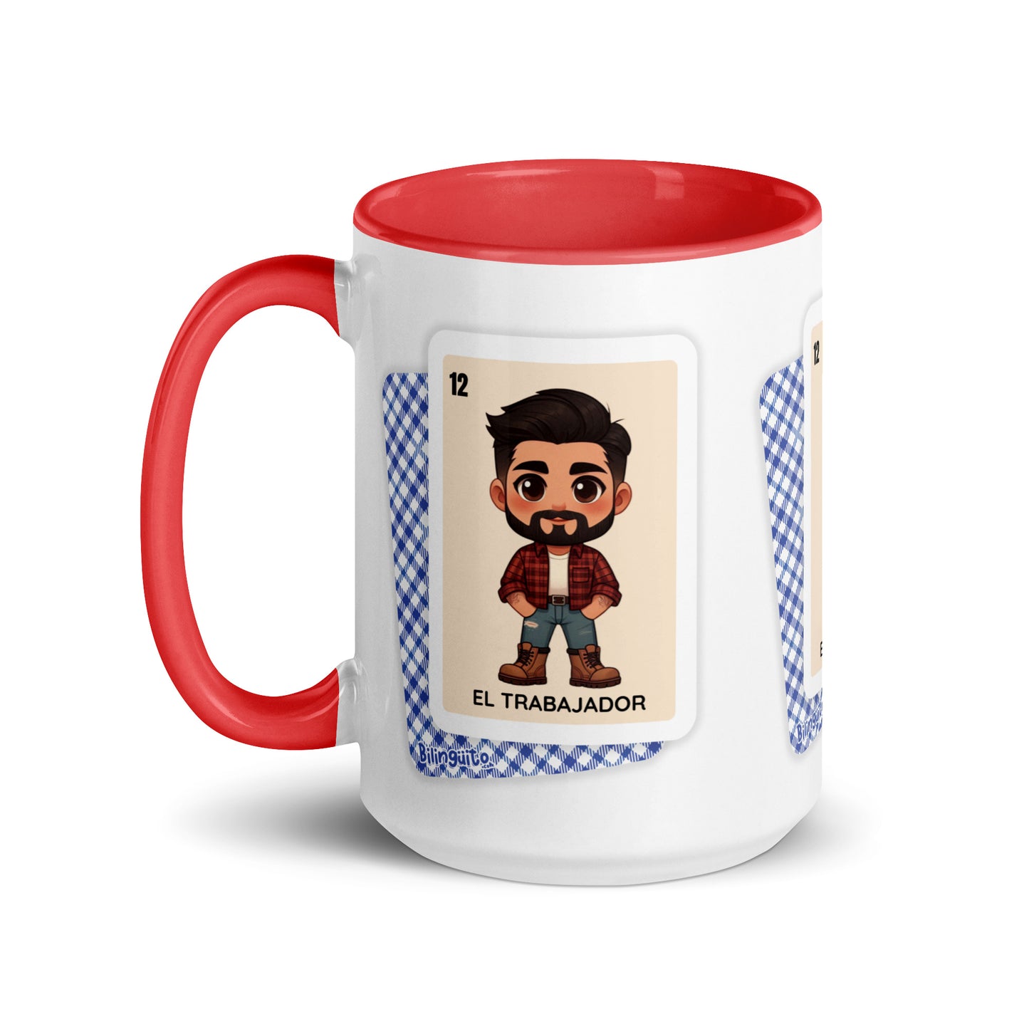 El Trabajador Loteria Card - Mug with Color Inside