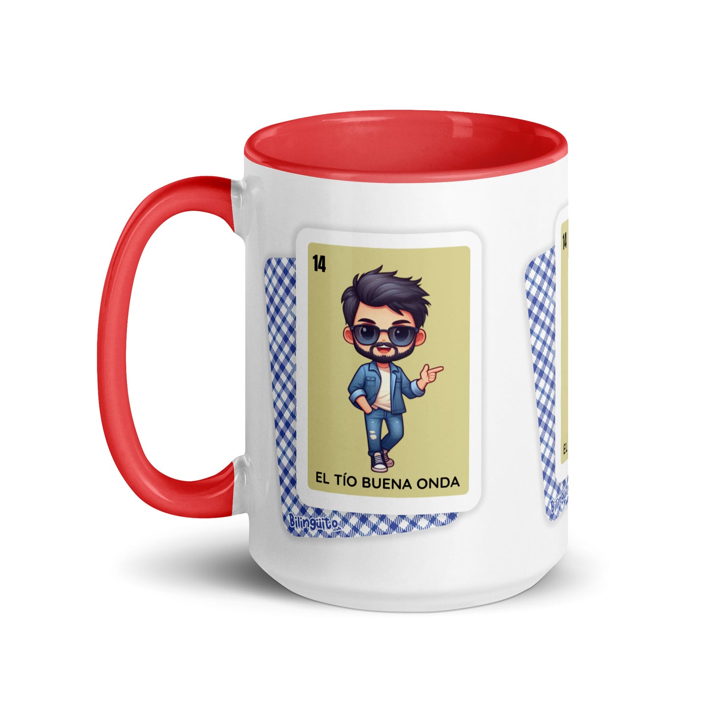 El Tío Buena Onda Loteria CardMug with Color Inside