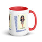 La Maestra Loteria Card - Mug with Color Inside